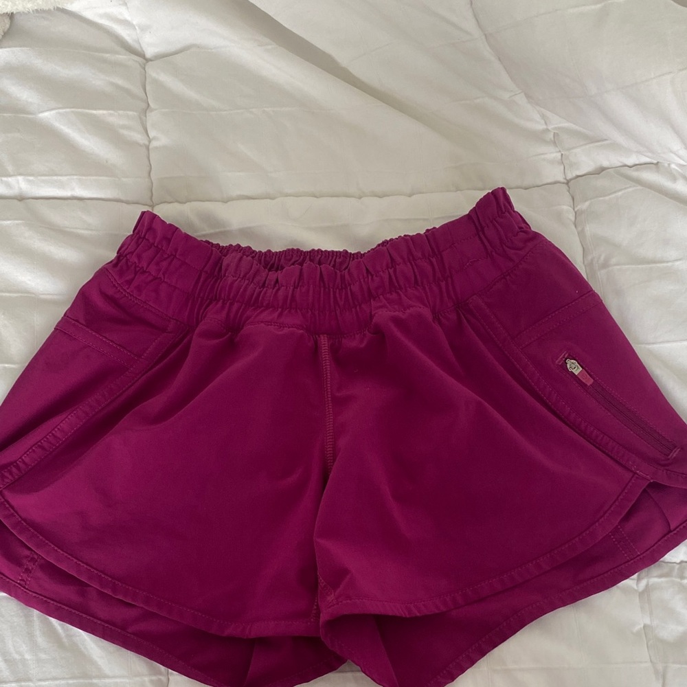 Women's Lululemon Magenta Shorts